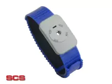 SCS 4720, Антистатический браслет термопластичный (синий, двухконтурный)